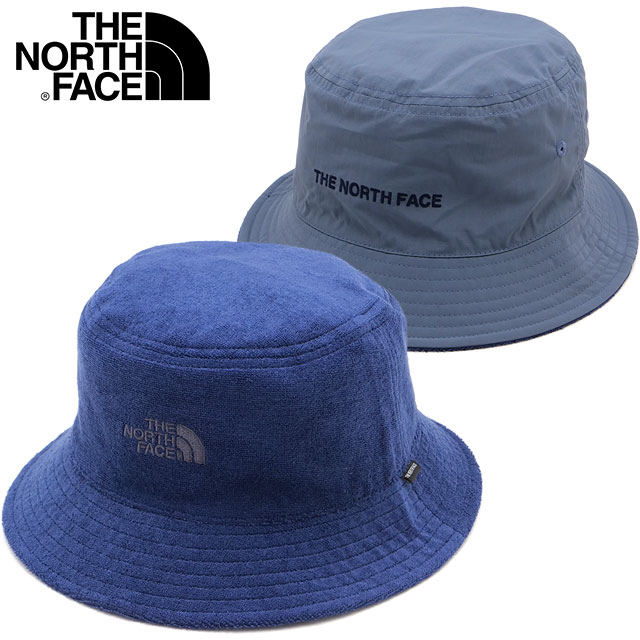 ザ・ノース・フェイス THE NORTH FACE リバーシブルミニパイルバケットハット [NN02639-AS SS26] Reversible Mini Pile Bucket Hat 帽子 カジュアル UVケア 紺 アビエイターネイビー/スレートグレー 【メール便配送】