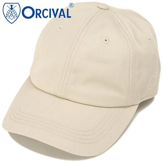オーシバル ORCIVAL コーデッドキャップ [OR-H0390-BWR SS26] CORDED CAP 帽子 サイズ調整可能 ベージュ SAND-BEIGE（RED）
