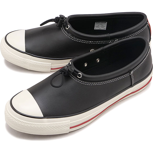 コンバース CONVERSE メンズ スニーカー オールスター エイジド TG OX [31317121 SS26] ALL STAR AGED TG OXレザー スリッポン ブラック