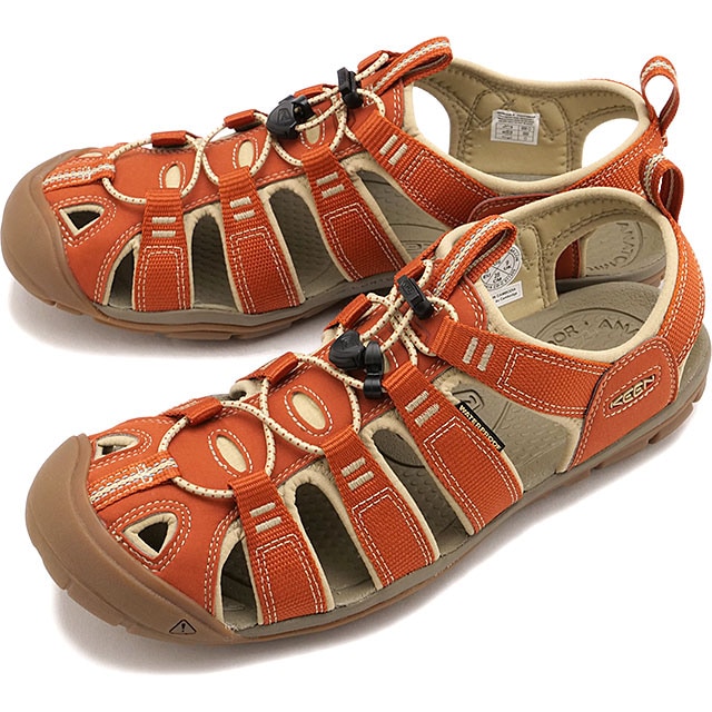 キーン KEEN サンダル メンズ クリアウォーター シーエヌエックス [1032516 SS26] M CLEARWATER CNX キャンプ タウン 軽量 トラベル 赤茶 BURNT-BRICK/SAFARI
