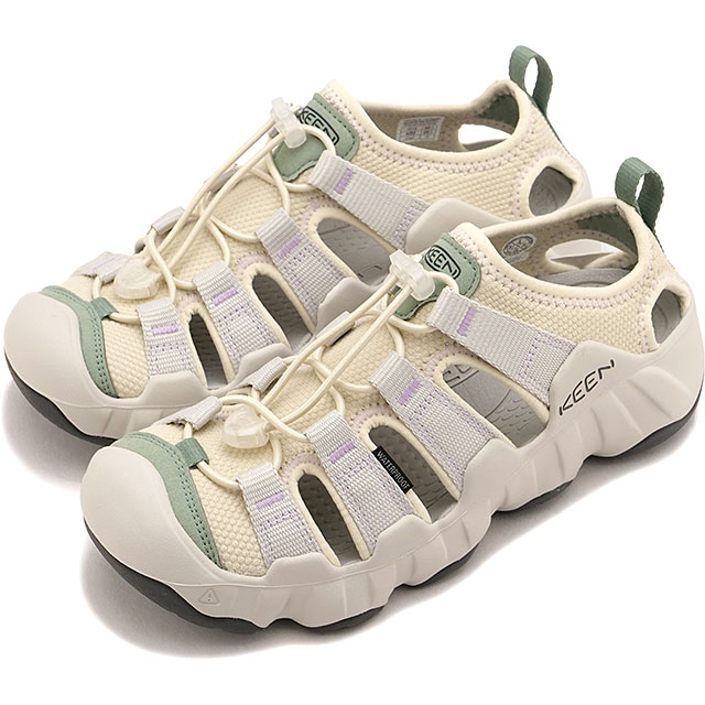 キーン KEEN サンダル レディース ハイパーポート エイチツー [1031747 SS26] W HYPERPORT H2 キャンプ タウン トラベル ベージュ LILY-PAD/ORCHID-BLOOM