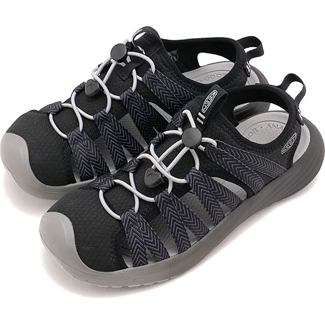 キーン KEEN サンダル レディース ウィスパー ライト [1031960 SS26] W WHISPER LITE キャンプ タウン トラベル ブラック BLACK/MAGNET