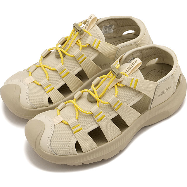 キーン KEEN サンダル レディース シーニック エイチツー [1031859 SS26] W SEANIK H2 キャンプ タウン トラベル ホワイト BIRCH/CREAM-GOLD