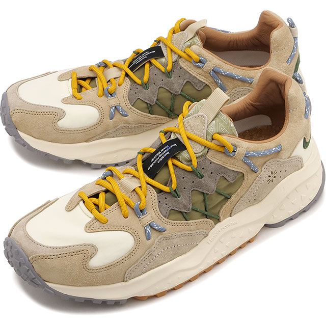 返品交換送料無料 フラワーマウンテン Flower MOUNTAIN スニーカー ヤマブシ [FM125025 SS26] YAMABUSHI ユニセックスシューズ 10周年記念限定カラー ベージュ Sand/Taupe