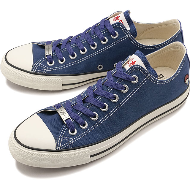 コンバース CONVERSE メンズ スニーカー オールスター OX / ナルトシップウデン [31317141 SS26] ALL STAR OX / NARUTO SHIPPUDEN コラボローカット ナルト疾風伝 サスケ ブルー