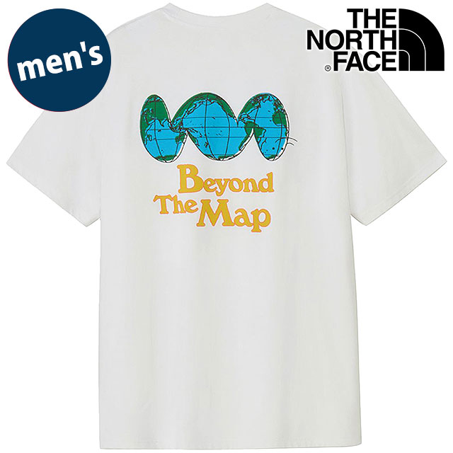 ザ・ノース・フェイス THE NORTH FACE Tシャツ メンズ ショートスリーブイーエスビヨンドザマップティー [NT32684-W SS26] S/S ES Beyond The Map Tee 半袖 パフォーマンスウェア 白 ホワイト 【メール便配送】