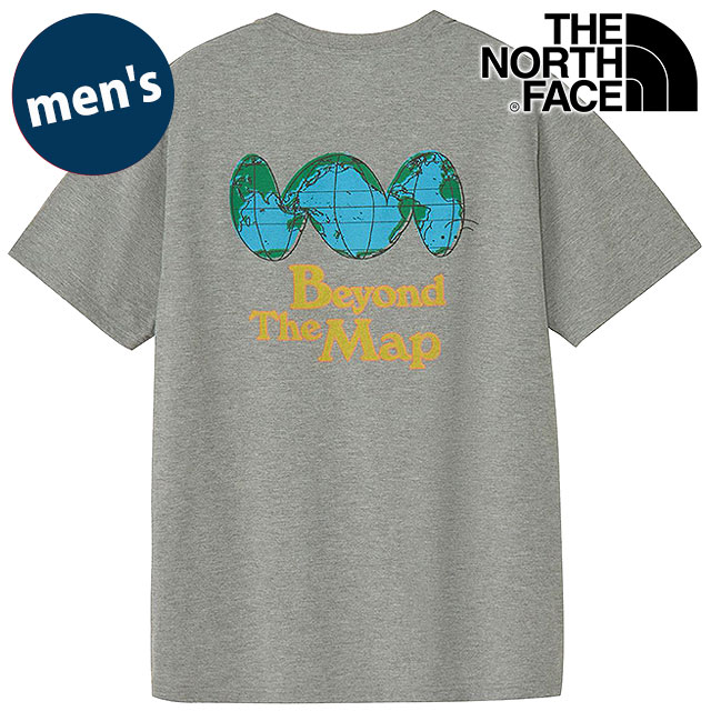 ザ・ノース・フェイス THE NORTH FACE Tシャツ メンズ ショートスリーブイーエスビヨンドザマップティー [NT32684-Z SS26] S/S ES Beyond The Map Tee 半袖 パフォーマンスウェア 灰 ミックスグレー 【メール便配送】