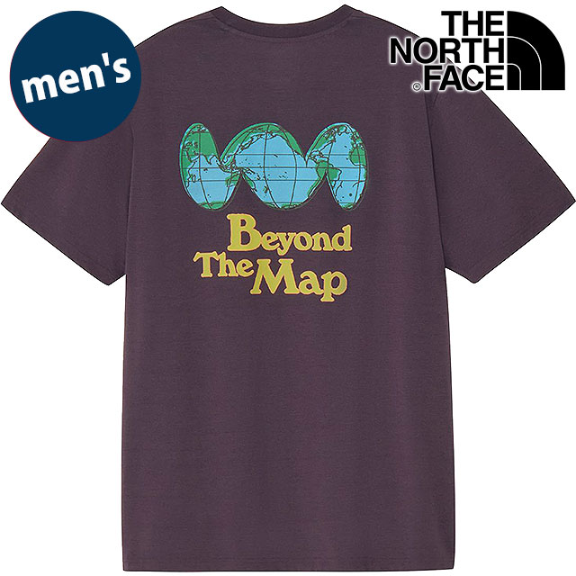 ザ・ノース・フェイス THE NORTH FACE Tシャツ メンズ ショートスリーブイーエスビヨンドザマップティー [NT32684-ED SS26] S/S ES Beyond The Map Tee 半袖 パフォーマンスウェア パープル エンドレスダスク 【メール便配送】