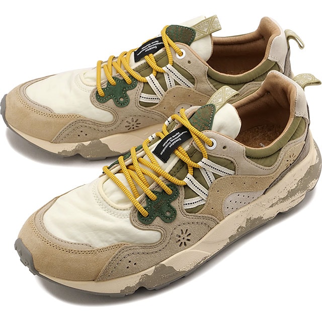 返品交換送料無料 フラワーマウンテン Flower MOUNTAIN スニーカー メンズ ヤマノスリー [FM63832 SS26] YAMANO3シューズ 10周年記念限定カラー ベージュ Sand/Taupe