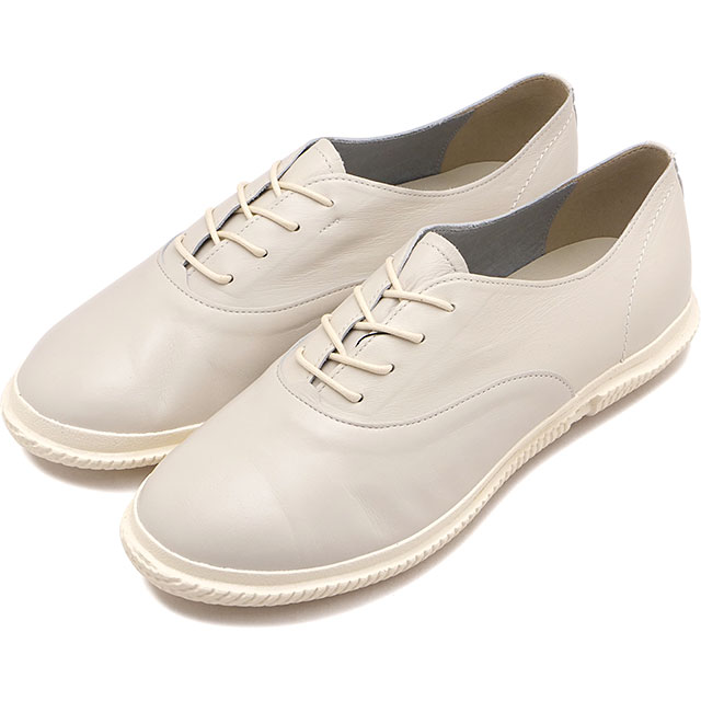 返品交換送料無料 スピングル SPINGLE スニーカー レディース [SP1833-03 SS26] SP-1833 日本製 幅広め カンガルーレザー アイボリー