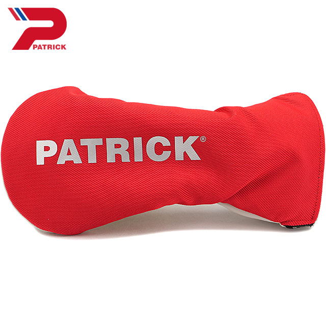 パトリック ゴルフ PATRICK GOLF ドライバー用 ヘッドカバー LP [263-817 SS26] HEAD COVER LP DR おしゃれ シンプル ゴルフコンペ ギフト レッド RED