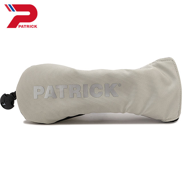 パトリック ゴルフ PATRICK GOLF フェアウェイウッド用 ヘッドカバー LP [263-820 SS26] HEAD COVER LP FW おしゃれ シンプル ゴルフコンペ ギフト ホワイト WHT