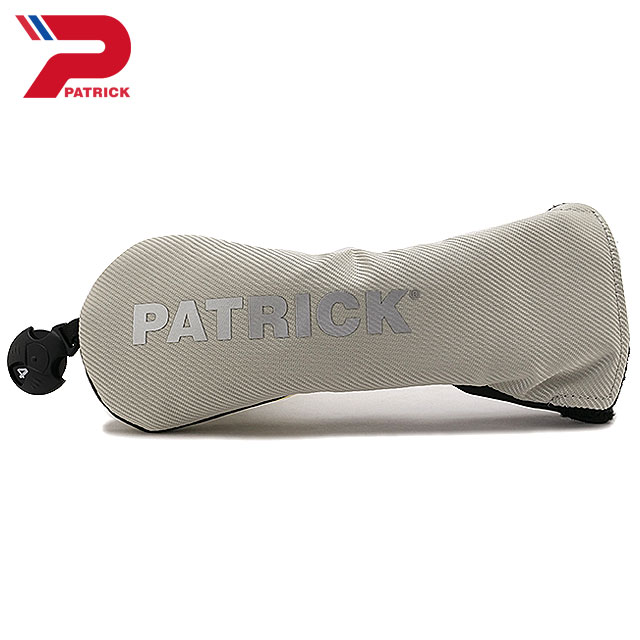 パトリック ゴルフ PATRICK GOLF ユーティリティ用 ヘッドカバー LP [263-830 SS26] HEAD COVER LP UT ハイブリッド用 おしゃれ シンプル ゴルフコンペ ギフト ホワイト WHT