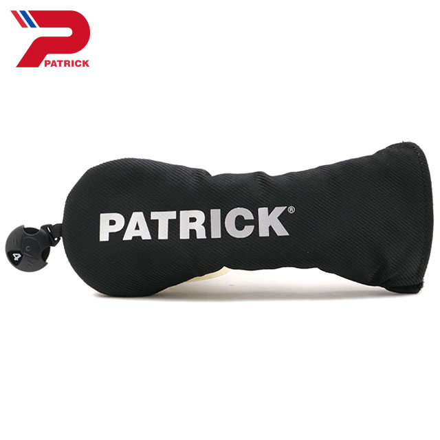 パトリック ゴルフ PATRICK GOLF ユーティリティ用 ヘッドカバー LP [263-831 SS26] HEAD COVER LP UT ハイブリッド用 おしゃれ シンプル ゴルフコンペ ギフト ブラック BLK