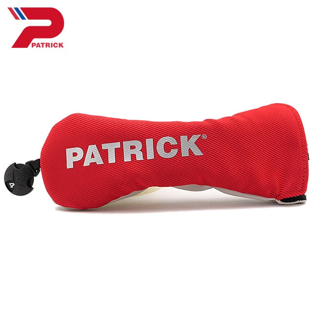 パトリック ゴルフ PATRICK GOLF ユーティリティ用 ヘッドカバー LP [263-837 SS26] HEAD COVER LP UT ハイブリッド用 おしゃれ シンプル ゴルフコンペ ギフト レッド RED