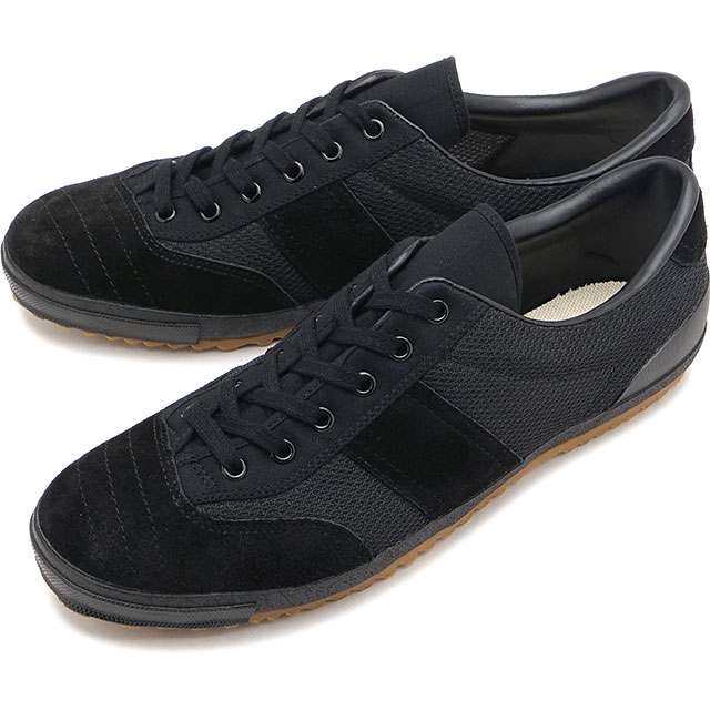 ムーンスター ファインバルカナイズド MOONSTAR FINE VULCANIZED スニーカー ジムナ エース [54324476 SS26] GYMNA ACE メンズ・レディースシューズ メッシュ 薄底 日本製 ブラック BLACK