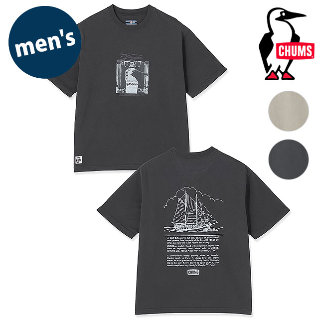 チャムス CHUMS メンズ オールドブービーアーカイブTシャツ [CH01-2724 SS26] M Old Booby Archive T-Shirt 半袖 オーバーサイズ USAコットン