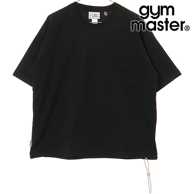 ジムマスター GYM MASTER メンズ 7.4ozヘビーウェイトビッグTee [G121709-05 SS26] 半袖 ポケットTシャツ 黒 ブラック 【メール便配送】