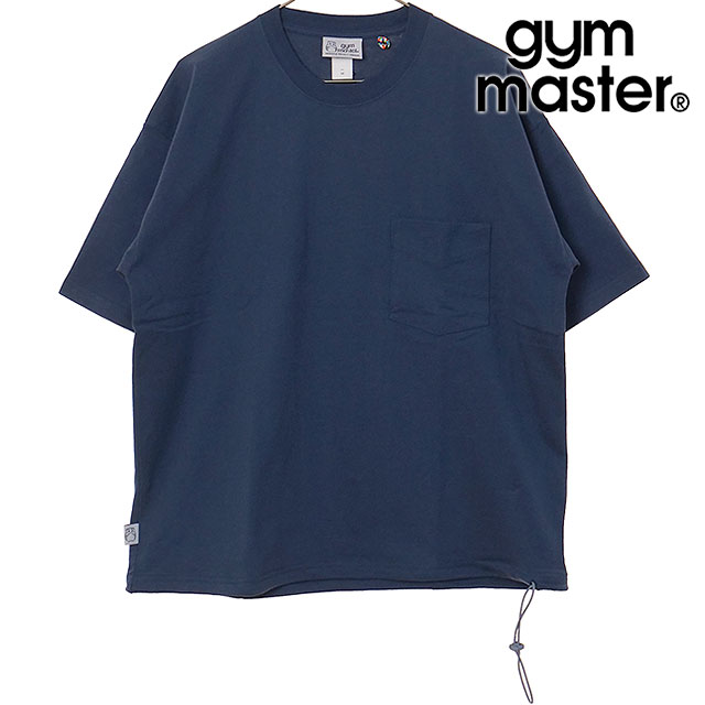 ジムマスター GYM MASTER メンズ 7.4ozヘビーウェイトビッグTee [G121709-58 SS26] 半袖 ポケットTシャツ ブルー スレイトネイビー 【メール便配送】