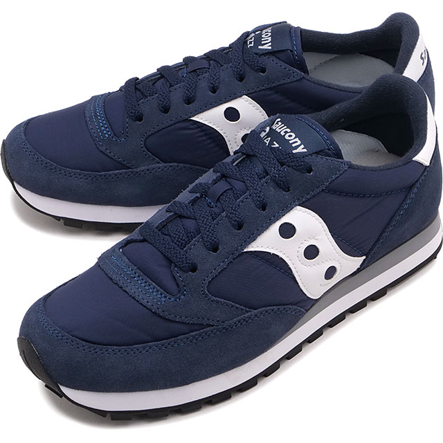 サッカニー Saucony スニーカー ジャズオリジナル [S2044-316 SS26] Jazz Original ユニセックスローカットシューズ ウォーキング ジョギング ジム ネイビー NVY/WHT