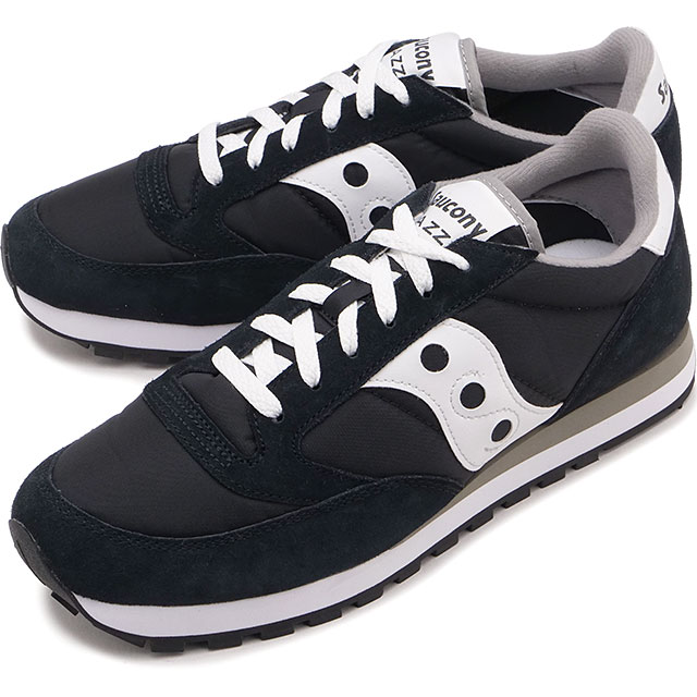 サッカニー Saucony スニーカー ジャズオリジナル [S2044-449 SS26] Jazz Original ユニセックスローカットシューズ ウォーキング ジョギング ジム ブラック BLK/WHT