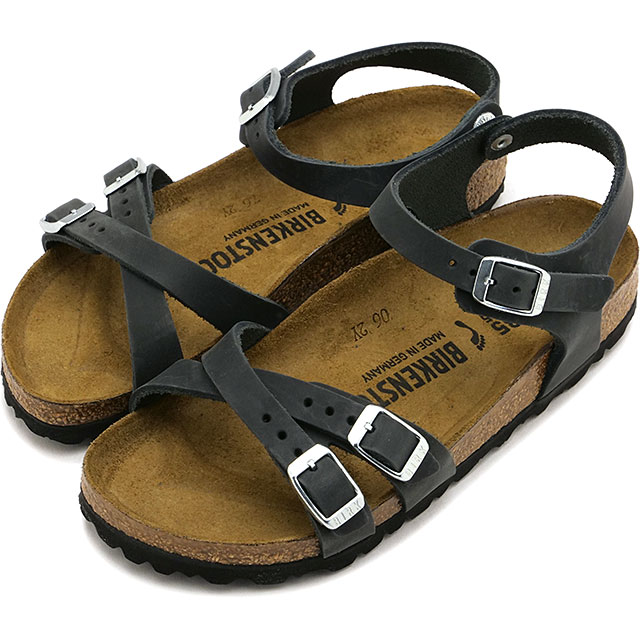 ビルケンシュトック BIRKENSTOCK サンダル レディース クンバ [1021487 SS26] KUMBAドイツ製 コンフォートサンダル 黒 BLACK | NATURAL-LEATHER-OILED