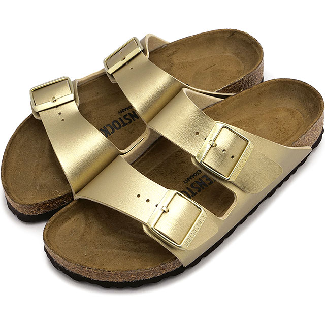 ビルケンシュトック BIRKENSTOCK サンダル レディース アリゾナ [1016111 SS26] ARIZONAドイツ製 コンフォートサンダル ゴールド GOLD | BIRKO-FLOR