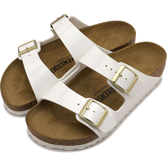 ビルケンシュトック BIRKENSTOCK サンダル レディース アリゾナ [1005293 SS26] ARIZONAドイツ製 コンフォートサンダル 白 PATENT-WHITE | BIRKO-FLOR
