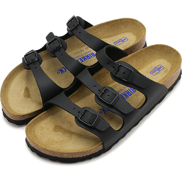 ビルケンシュトック BIRKENSTOCK サンダル フロリダ [53013/53011 SS26] FLORIDA ユニセックスドイツ製 コンフォートサンダル 黒 BLACK | BIRKO-FLOR