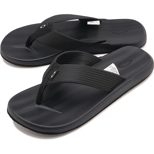 オークリー Oakley サンダル メンズ ベンチュラ フリップフロップ [FOF100678-02E SS26] VENTURA FLIP FLOPビーチサンダル トングサンダル 黒 BLACKOUT