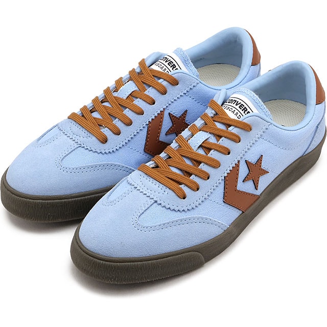コンバース CONVERSE レディース スニーカー ロードクラシック SK OX [33702660 SS26] ROADCLASSIC SK OXスケートボーディング スケシュー ライトブルー/ブラウン