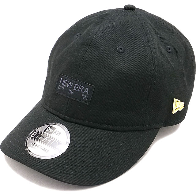 ニューエラ キャップ NEW ERA CAP メタルフラッグ [14744983 SS26] 9THIRTY METAL FLAG 帽子 サイズ調整可能 ブラック ブラック/ゴールド