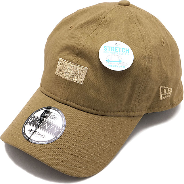 ニューエラ キャップ NEW ERA CAP ストレッチコットン ボックスロゴ [14774427 SS26] OD 9TWENTY ST CTN BOXLOGO 帽子 サイズ調整可能 ベージュ カーキ