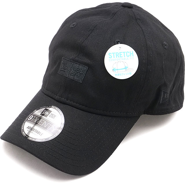 ニューエラ キャップ NEW ERA CAP ストレッチコットン ボックスロゴ [14774428 SS26] OD 9TWENTY ST CTN BOXLOGO 帽子 サイズ調整可能 ブラック