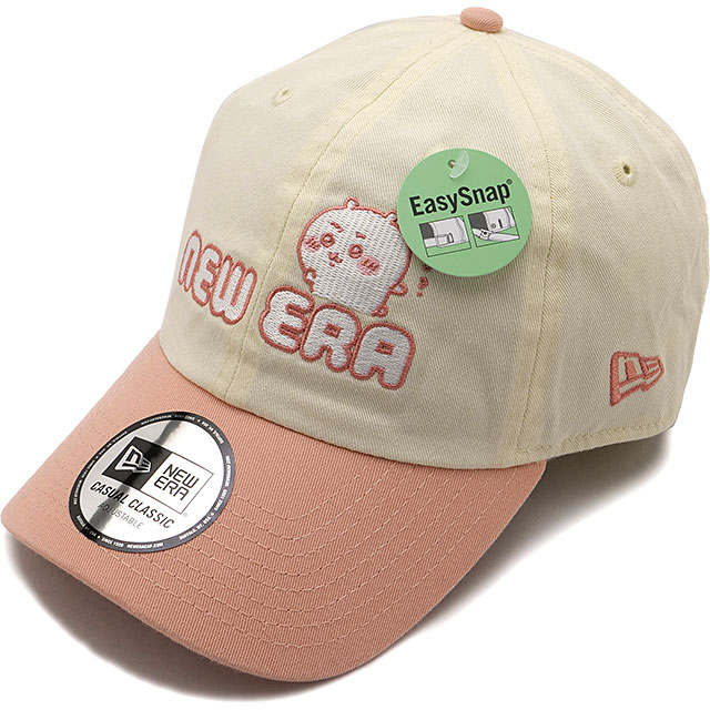 ニューエラ キャップ NEW ERA CAP カジュアルクラシック 2トーン ちいかわ [14864504 SS26] Casual Classic 2TONE CHIIKAWA 帽子 コラボ サイズ調整可能 ホワイト クロームホワイト/ダスティローズ