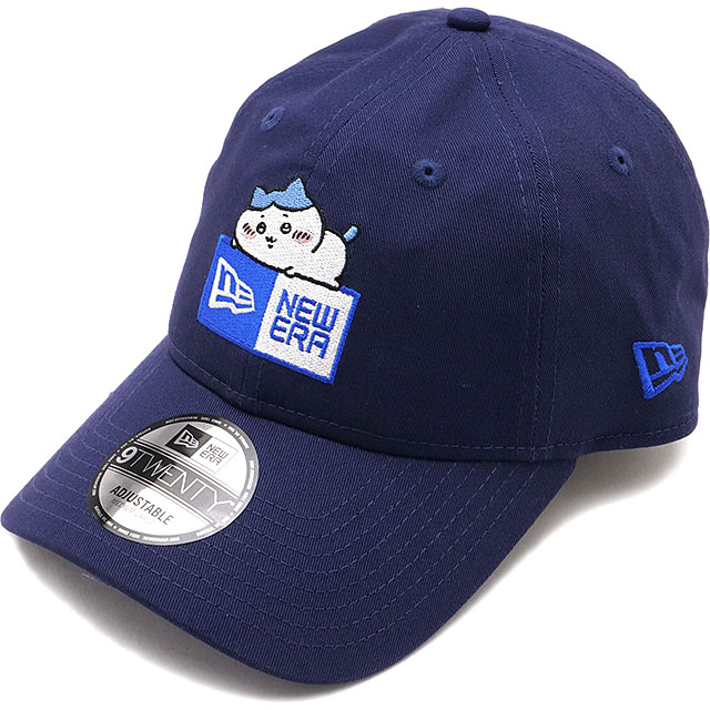 ニューエラ キャップ NEW ERA CAP ちいかわ ハチワレ [14864517 SS26] 9TWENTY CHIIKAWA HACHIWARE BOX 帽子 コラボ サイズ調整可能 ネイビー ライトネイビー