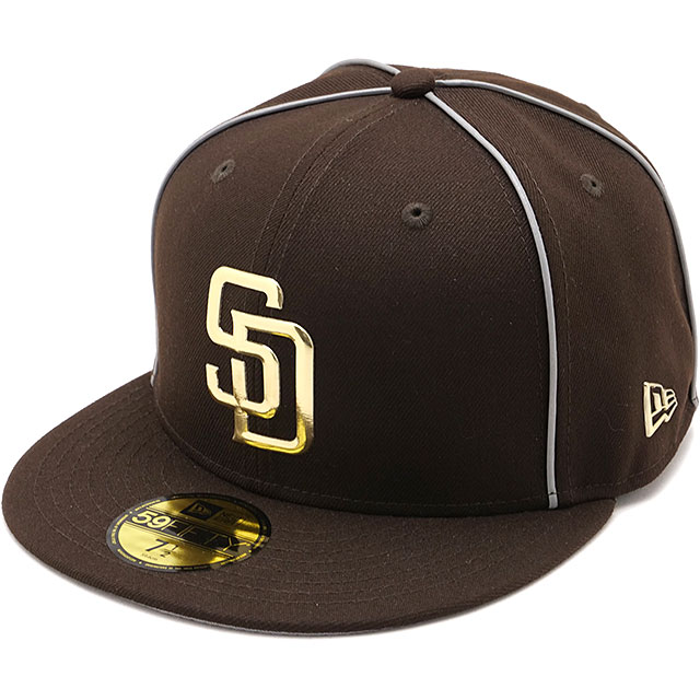 ニューエラ キャップ NEW ERA CAP 空山基 サンディエゴ・パドレス [14881989 SS26] 59FIFTY SORAYAMA TPU SADPAD 帽子 MLB コラボ ブラウン バーントウッド