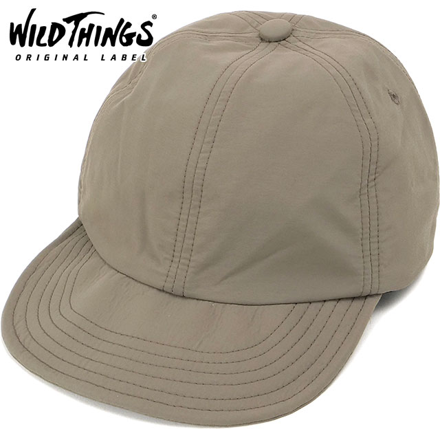 ワイルドシングス WILD THINGS サプレックス キャップ [WT26022SL SS26] SUPPLEX CAP 帽子 撥水 ベージュ DESERT 【メール便配送】