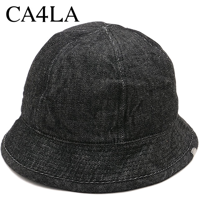 カシラ CA4LA ウォッシャブル メトロハット [TOZ00172 SS26] FTG RN 5 帽子 岡山デニム使用 シンプル ベーシック ブラック BLACK2