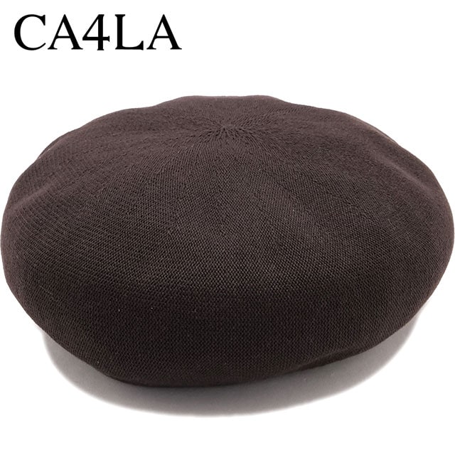 カシラ CA4LA ベレー帽 [TOZ00175 SS26] DANNY CO 帽子 定番 シンプル ベーシック オールシーズン ブラウン BROWN