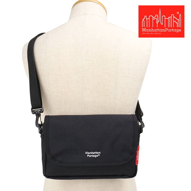マンハッタンポーテージ Manhattan Portage コブルヒル ファーロックアウェイ バッグ マグネット [MP1410MGNT SS26] Cobble Hill Far Rockaway Bag Magnet ユニセックスショルダーバッグ 黒 Black