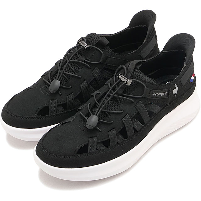 ルコック le coq sportif スニーカー レディース LCS マルヌ SS SI [LU6SSN25LZ SS26Q2] LCS MARNE SS SI軽量 ランニングシューズ 黒 BKGY ブラック/グレー