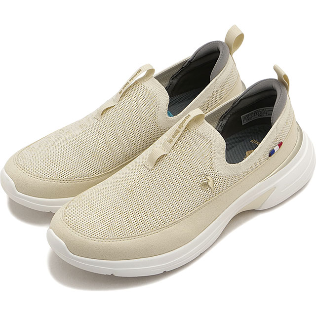 ルコック le coq sportif スニーカー レディース LCS ロレーヌ FK [LU6SSN22LZ SS26Q2] LCS LORRAINE FKランニングシューズ ワイド設計(3E相当) BGGD ベージュ/ゴールド
