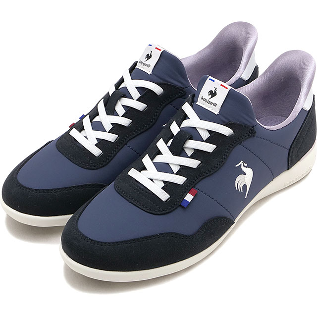 ルコック le coq sportif スニーカー レディース LCS セギュール III ワイド SI [LU6SSN18LZ SS26Q2] LCS SEGUR III WIDE SI薄底シューズ NVWH ネイビー/ホワイト