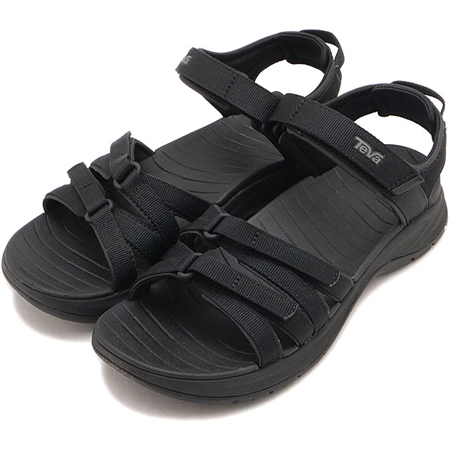 テバ Teva サンダル レディース ティラ スポーツ [1173720-BCBK SS26] W TIRRA SPORTスポーツサンダル 速乾 黒 BLACK/BLACK
