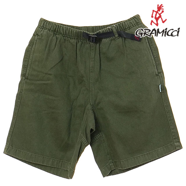 グラミチ GRAMICCI メンズ ヘンプ Gショーツ [G5SM-P067 SS26] HEMP G-SHORT ショートパンツ 短パン ヘンプ混 グリーン OLIVE