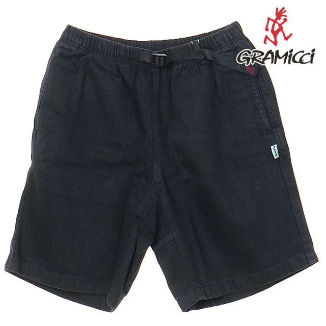 グラミチ GRAMICCI メンズ ヘンプ Gショーツ [G5SM-P067 SS26] HEMP G-SHORT ショートパンツ 短パン ヘンプ混 ブラック CARBON