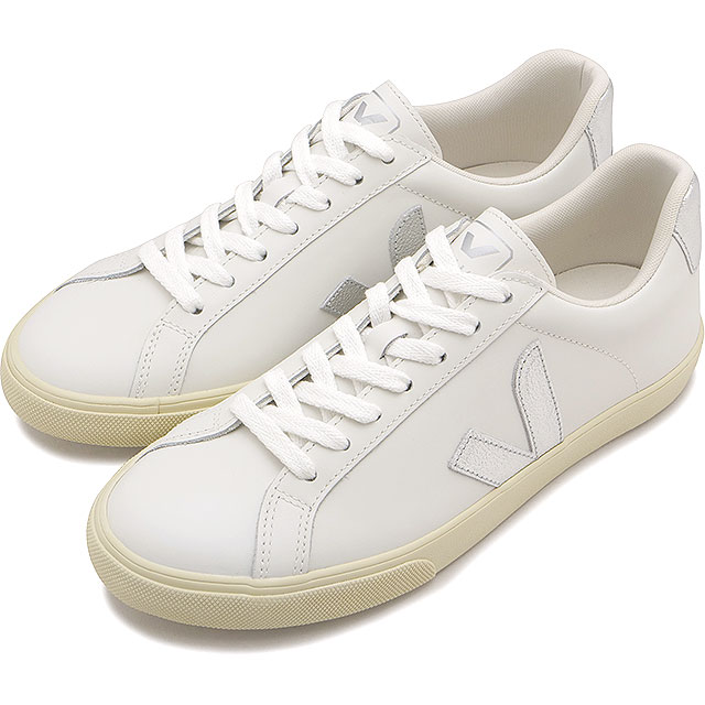 ヴェジャ VEJA スニーカー レディース エスプラー ロゴ [EO0203883 SS26] ESPLAR LOGOレザーシューズ 白 WHITE/SILVER