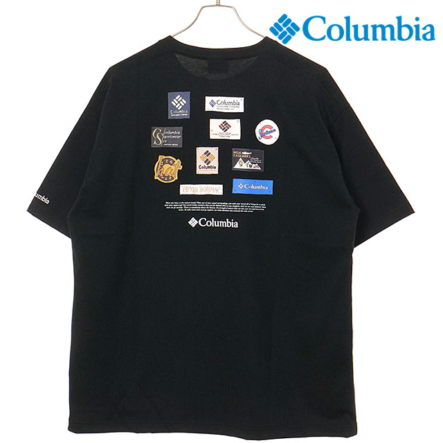 コロンビア Columbia Tシャツ メンズ スタックブルックグラフィックショートスリーブTシャツ [PG7093-010 SS26] Stuck Brook Graphic S/S Tee 半袖 吸汗 UVカット ブラック 【メール便配送】