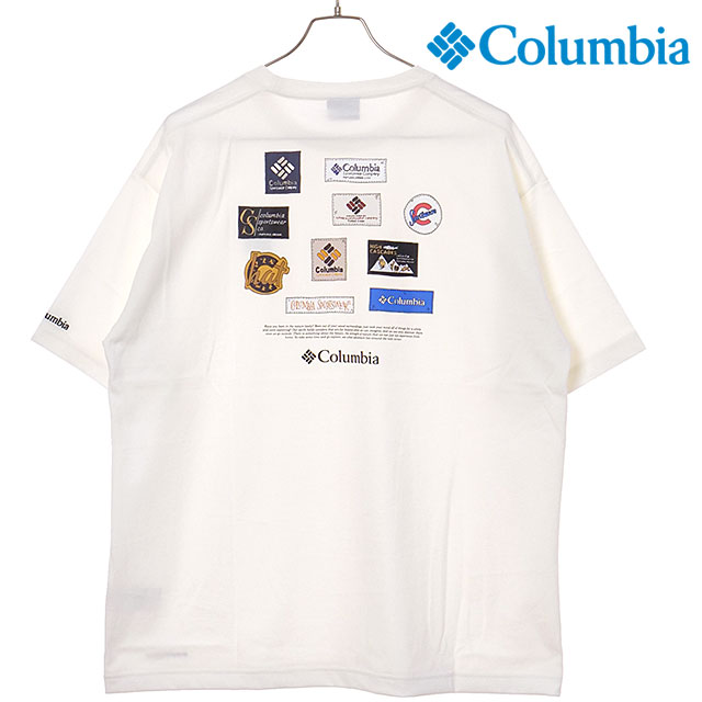 コロンビア Columbia Tシャツ メンズ スタックブルックグラフィックショートスリーブTシャツ [PG7093-125 SS26] Stuck Brook Graphic S/S Tee 半袖 吸汗 UVカット ホワイト Sea-Salt 【メール便配送】